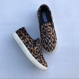 Steve Madden Cheetah Print Slip On Low-Tops Sz 7.5